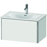 Duravit Waschtischunterbau XSQUARE 397x710x478mm, 1 Auszug weiß matt