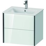 Duravit Waschtischunterbau XVIU 560x610x480mm Prof. sw ma weiß hochglanz