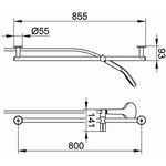 Keuco Brause-Set IXMO sw ma