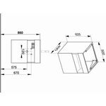 Keuco Waschtischunterbau STAGELINE 500x625x490mm vulkanit