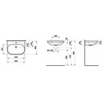 Laufen Waschtisch LUA 60x46cm m ÜL 1 HL-A weiß LCC