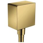 Anschlusswinkel FixFit eckig AXOR KS m Rückflussv. polished gold optic