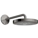 Kopfbrause 280 1jet AXOR ONE mit Brausearm polished black chrome