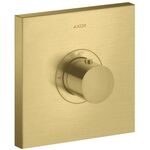 Thermostat SQUARE AXOR SHOWERSOLUTIONS Highflow, Unterputz brushed brass