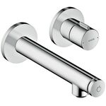 Select-Waschtischmischer AXOR UNO 165 UP, Wandmontage stainless steel optic