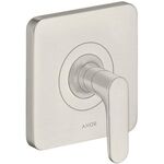 Abstellventil AXOR CITTERIO M DN 15/DN 20 UP m HGri Stain steel optic