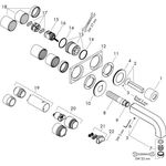 Einhebel-Waschtischmischer AXOR CITTERIO DN 15 UP m Pl m Ala 225mm pol. go optic