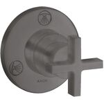 Ab-/Umstellventil AXOR CITTERIO T/Q UP m Kreuzgriff brushed black chrome