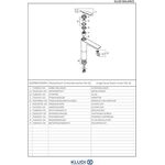 Kludi Waschschüssel-EHM BALANCE 3,8 l/min, Auslaufhöhe 272mm weiß/chrom