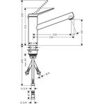 Einhebel-Spültischmischer Zesis M33 150 ND / of. WWBer. 1 jet mattschwarz