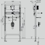 Sanit Urinalelement INEO 1120x525mm