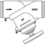 OV Strangregulierventil Hydrocontrol VGC PN 25 GG DN 200 Rollnut-Anschl. 219,1mm