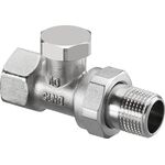 OV HK-Verschraubung Combi 2 PN 10 MS vernickelt Durchgang DN 10 3/8Zoll