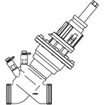 OV Regulierventil Cocon QTR PN 16 beiderseits Außengewinde DN 40