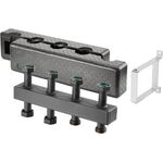 OV Kompaktverteiler Regumat DN 25, aus Stahl für 3 Heizkreise
