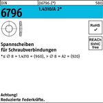 Spannscheibe DIN 6796 8x 18x 2 1.4310/A 2 500 Stück - VPE: 500