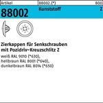 Zierkappe R 88002 f.PZ 2x 12/3,5-5 Ku. hellbraun 1000St. - VPE: 1000