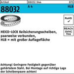 Keilsicherungsscheibe R 88032 HLB- 6S A 4 geklebt breit 200 Stück HEICO - VPE: 200