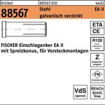 Einschlaganker R 88567 EA II M6x 30 Stahl galv.verz. 100Stück FISCHER - VPE: 100