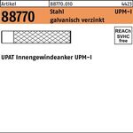 Innengewindeanker R 88770 UPM-I 10 Stahl galv.verz. 10 Stück UPAT - VPE: 10