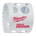 Lochsäge Hole Dozer D.57mm Schnitt-T.41mm variable Zahn HSS-Bi-Metall MILWAUKEE
