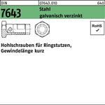 Hohlschraube DIN 7643 18-3 M22x1,5 Stahl galv.verz. 10 Stück - VPE: 10