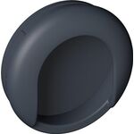 Einlassmuschel 535MLB PA ma 92 grau L.75mm B.75mm HEWI