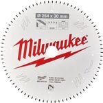 Kreissägeblatt AD 254mm Z.80 Bohr.30mm Alu.MILWAUKEE