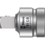 Reduzierstück 781 C 1/2" Antriebs-4-KT.1/2 Zoll Abtriebs-4-KT.3/8 Zoll L.38,5mm