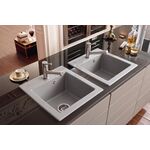 V&B Einhand-Spültischbatterie COMO Druck anthracite