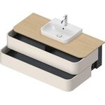 Duravit WTU HAPPY D.2 PLUS 1300x550mm 2 Schubk No we sdm ES Ah Mi.