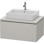Duravit Waschtischunterbau L-CUBE 820x547mm 1 Ausz. we ma ES NB mitte