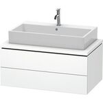 Duravit Waschtischunterbau L-CUBE 920x547mm 2 Schubk we ma ES NB mitte