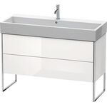 Duravit Waschtischunterbau XSQUARE 1184x731x460mm 2 Au we hgl ES Ah mitte
