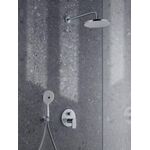 Duravit Kopfbrause 1 jet, 230, MinusFlow chrom / weiß