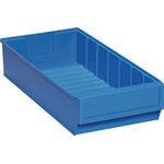 Regalkasten L400xB183xH81mm blau PP PROMAT