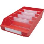 Regalkasten L400xB240xH95mm rot PP