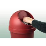Abfallbehälter H490xØ253mm 13l lichtgrau HELIT