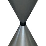 Standascher D405xH770mm anthrazit Stahlbl.TKG