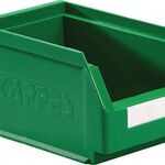 Sichtlagerkasten L230xB140xH130mm PE grün KAPPES