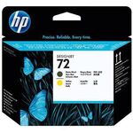 HP Druckkopf C9384A 72 matt schwarz/gelb