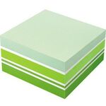 Soennecken Haftnotizwürfel 5818 75x75mm 400Bl. Grüntöne/ws