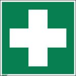 Hinweisschild Erste Hilfe E03 200x200mm PVC