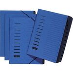 PAGNA Ordnungsmappe 24122-02 DIN A4 12Fächer A-Z/1-12 blau