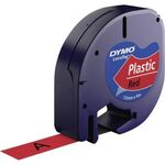 DYMO Schriftbandkassette LetraTag S0721630 12mmx4m sw auf rt