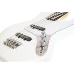 DIMAVERY JB-302 E-Bass, weiß