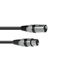 OMNITRONIC XLR Kabel 3pol 10m sw