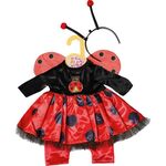 Dolly Moda Kleid+Hose+Mü Marienkäfer 43