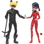 Miraculous Ladybug und Cat Noir,ca. 26cm