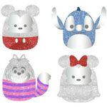 Squishmallows-D100 12,5cm 4er Set sort.